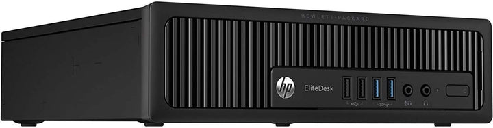 REFURBISHED HP ELITEDESK 800 (G1) USFF Ultra Small Form Factor PC - Intel i3-4160 Core i3 3.6GHz CPU - 500GB HDD - 4GB RAM - DVDR - Windows 10 Home Installed - itzoo