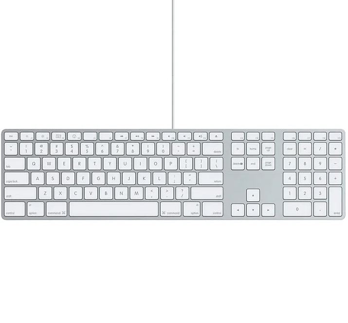 Apple Keyboard Wired (refurbished) (+PS35.00)