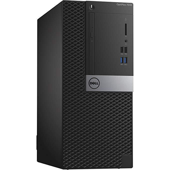Refurbished Dell 7040 Mid-Tower PC i7-6700 1TB + 256GB 16GB RAM