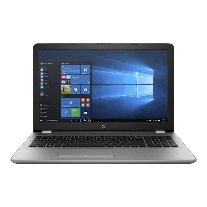 Refurbished HP NOTEBOOK 250 (G6) Notebook PC - 15.6" Display - Intel i5-7200U Core i5 2.5GHz CPU - 256GB SSD - 8GB RAM - DVDR - B Grade - Windows 10 Home Installed - itzoo