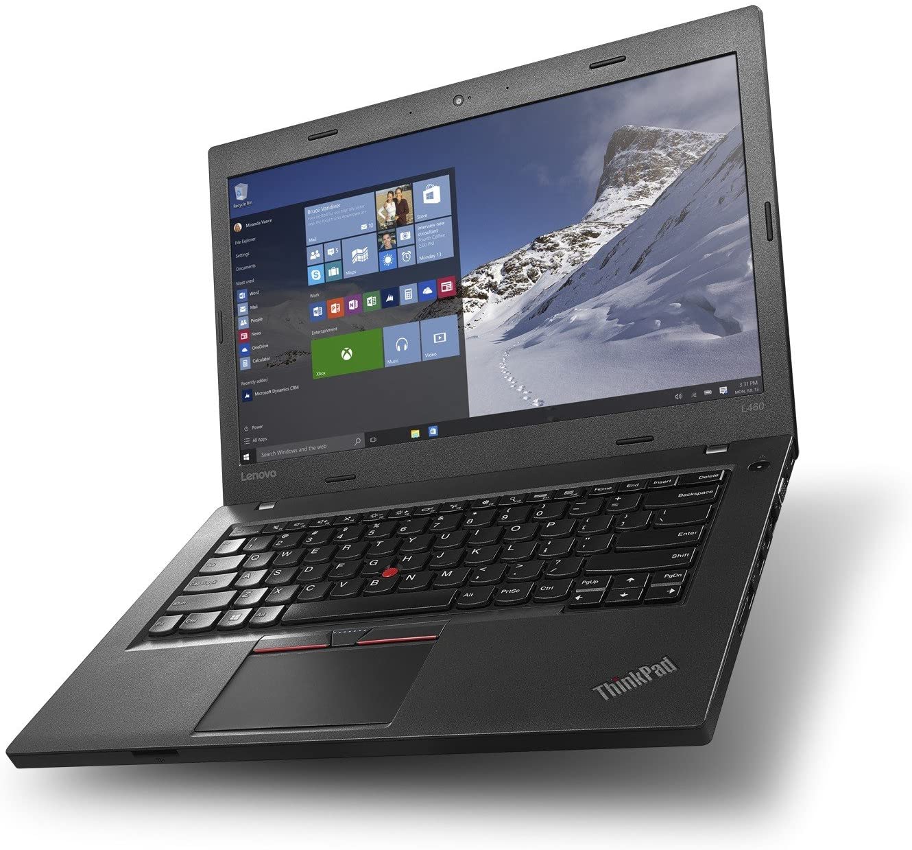 Refurbished Lenovo L460 Laptop i5-6300U 8GB RAM 256GB SSD US Keyboard