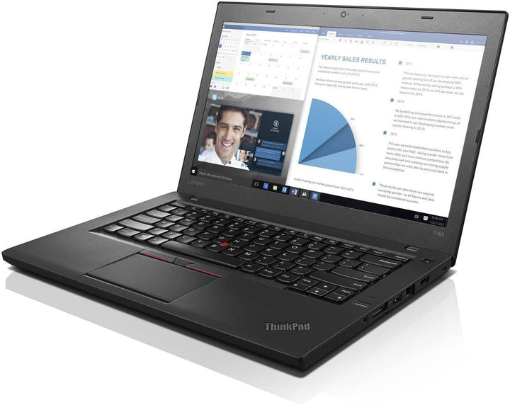 Refurbished Lenovo ThinkPad T460 Laptop i5-6300U 8GB 180GB Windows 10 Pro - itzoo