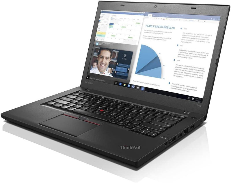 Refurbished Lenovo ThinkPad T460 Laptop i5-6300U 8GB 180GB Windows 10 Pro