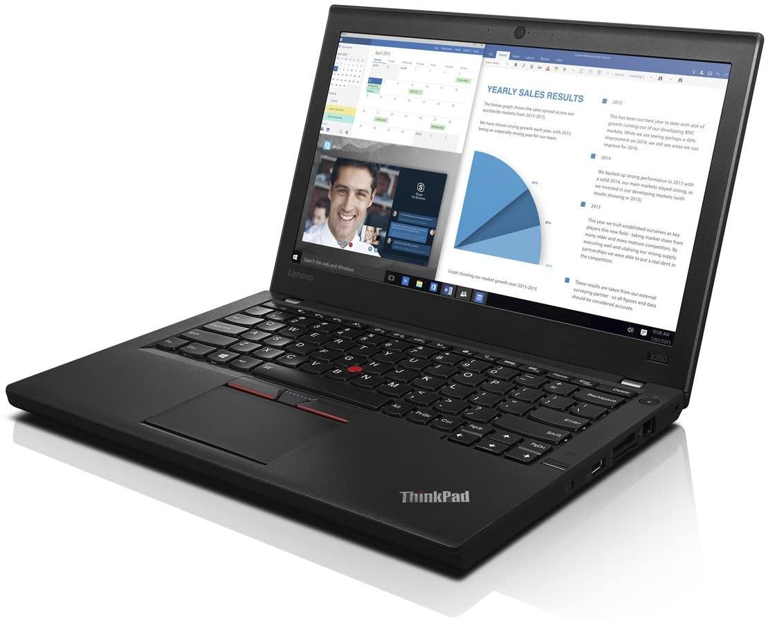 Refurbished Lenovo Thinkpad X260 Laptop i5-6300U 16GB 256GB