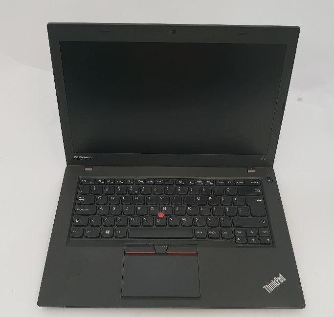 Refurbished Lenovo Ultrabook T450 Laptop 14" i5-5300U 480GB SSD 8GB USKB - itzoo